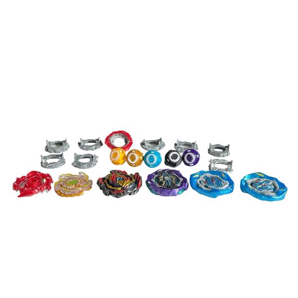 Beyblades Burst Tops Lot of 20 Parts Energy Layers Forge Discs Performance Tips - Picture 4 of 7